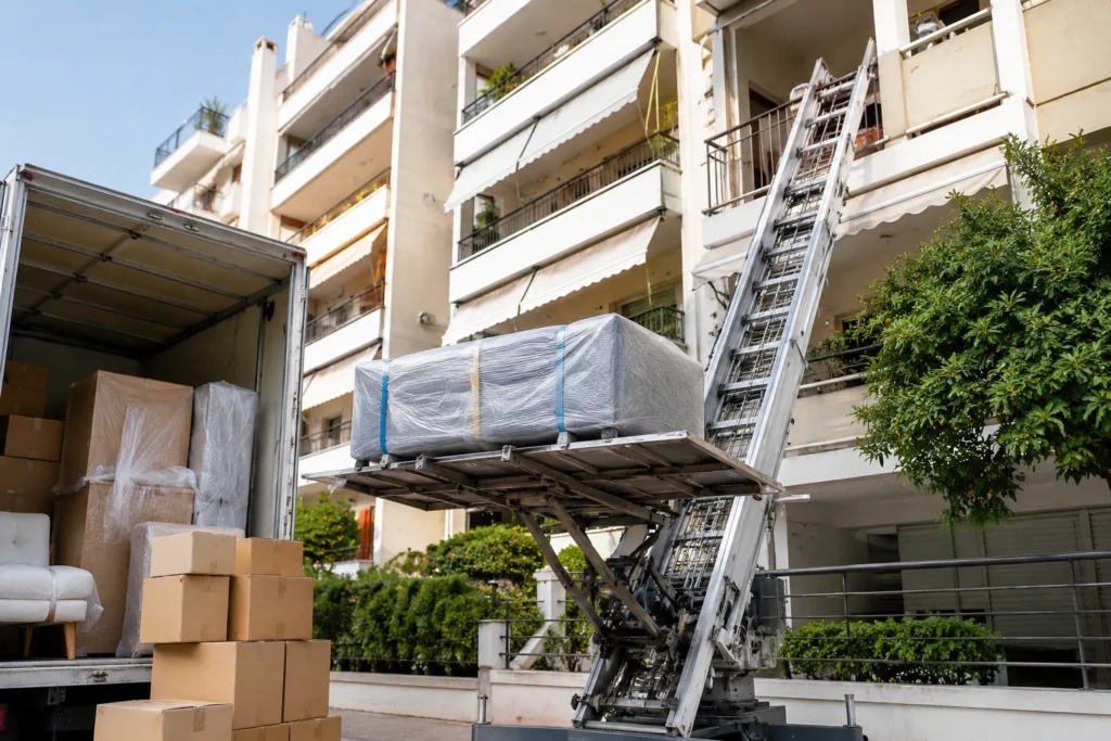 Μετακόμιση με Ανυψωτικό: Γλιτώνεις Επιβάρυνση στη Μέση;